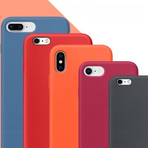 hoogwaardige siliconen telefoonhoes voor iPhone XS, XR, Max